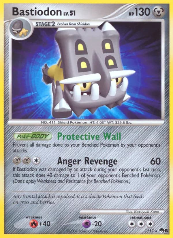 Bollterus — POP Series 6 1 German Pokémon card