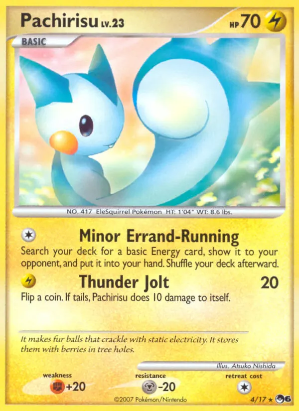 Pachirisu — POP Series 6 4 Pokémon card