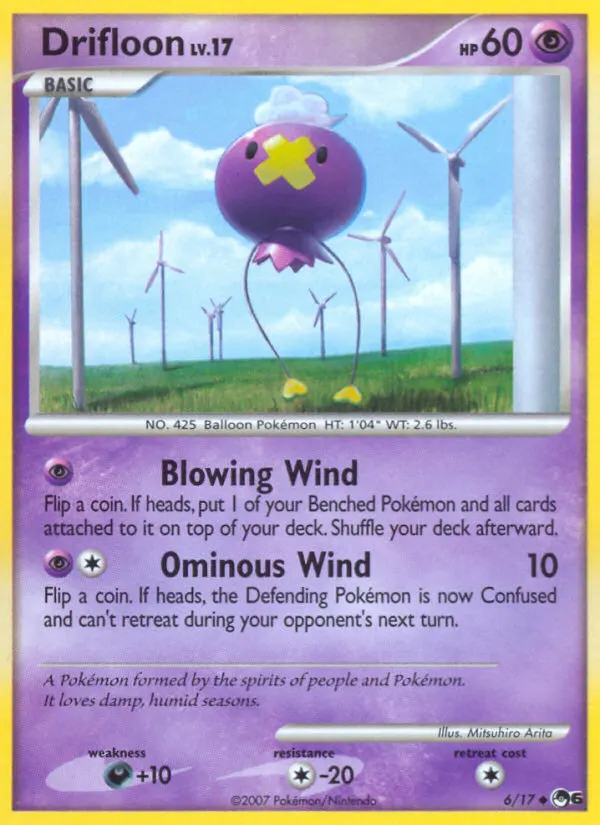 Driftlon — POP Series 6 6 German Pokémon card