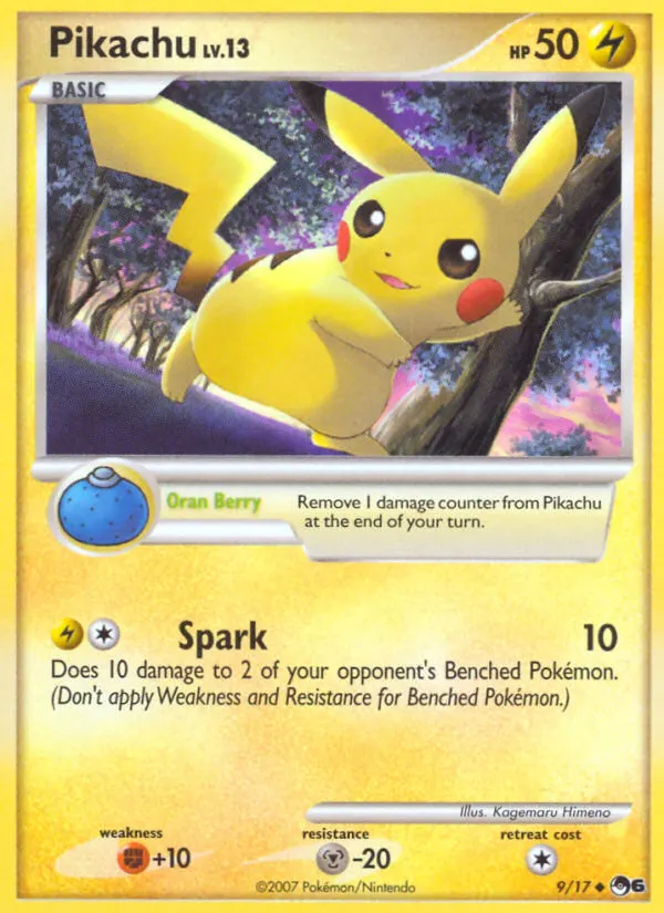 Pikachu — POP Series 6 9 Pokémon card