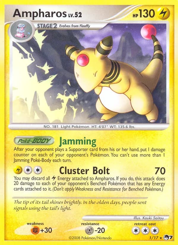 Ampharos — POP Series 7 1 Pokémon card