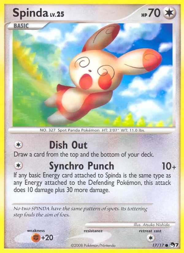 Pandir — POP Serie 7 17 German Pokémon card