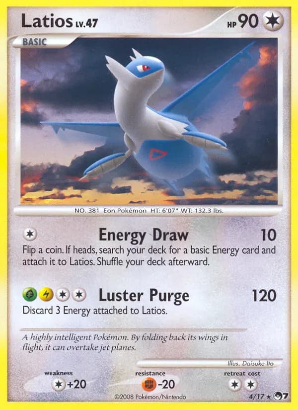 Latios — POP Series 7 4 Pokémon card