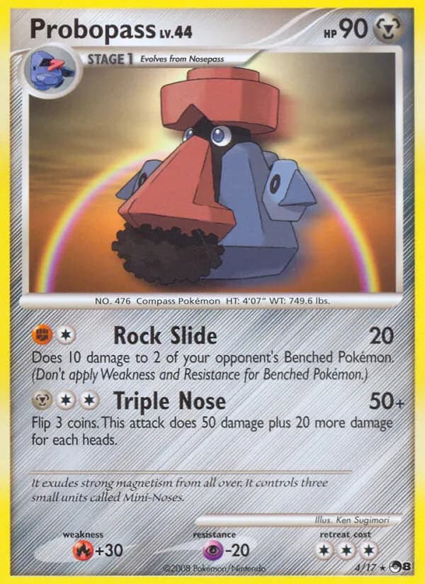 Probopass — POP Series 8 4 Pokémon card