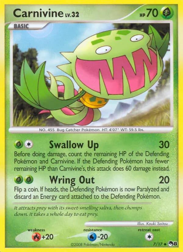 Venuflibis — POP Series 8 7 German Pokémon card