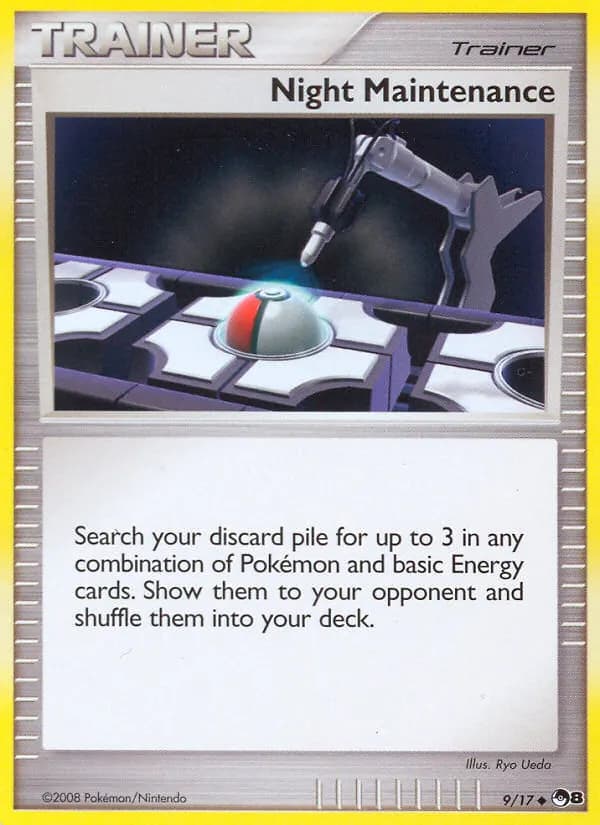 Nächtliche Wartung — POP Series 8 9 German Pokémon card