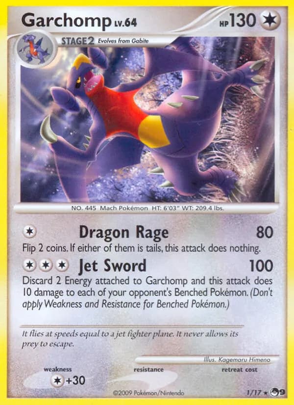 Garchomp — POP Series 9 1 Pokémon card