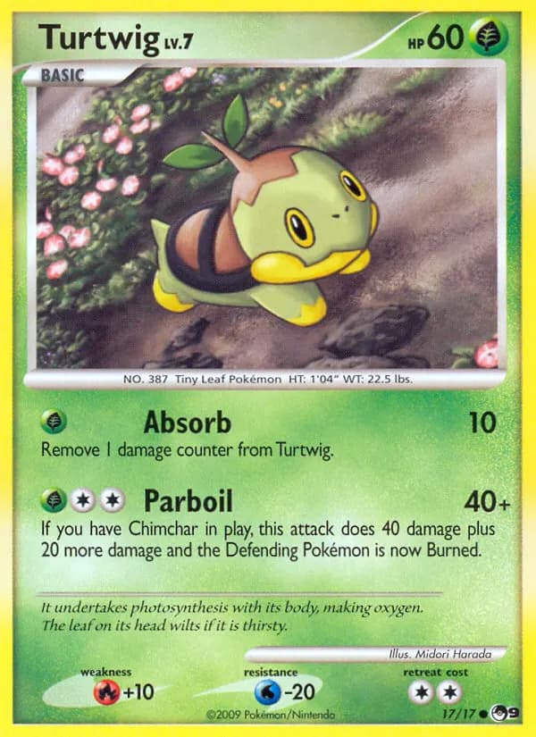 Chelast — POP Serie 9 17 German Pokémon card