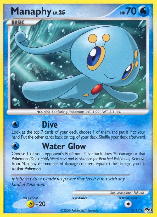 Manaphy — POP Serie 9 2 German Pokémon card