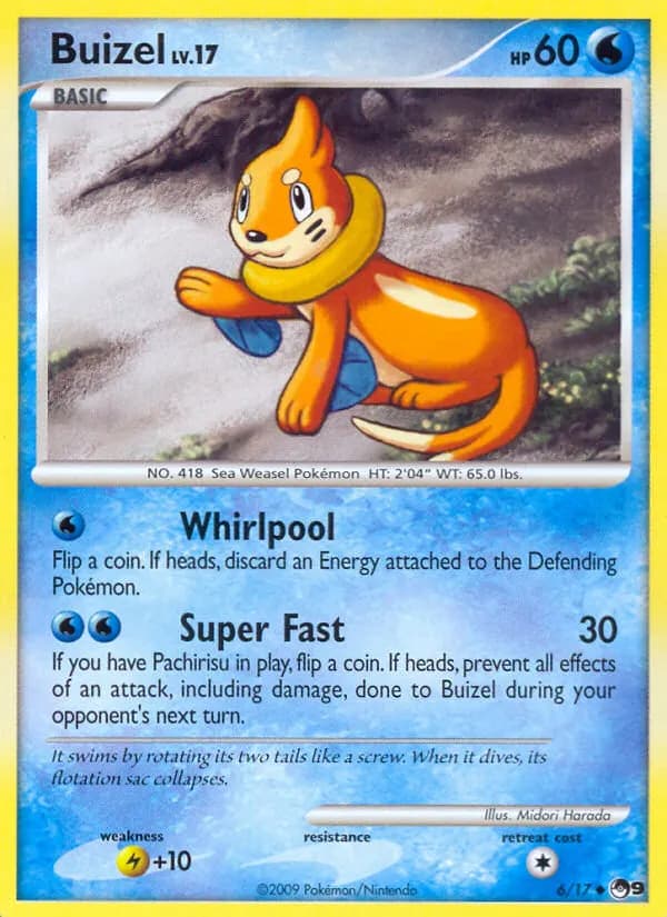 Bamelin — POP Serie 9 6 German Pokémon card