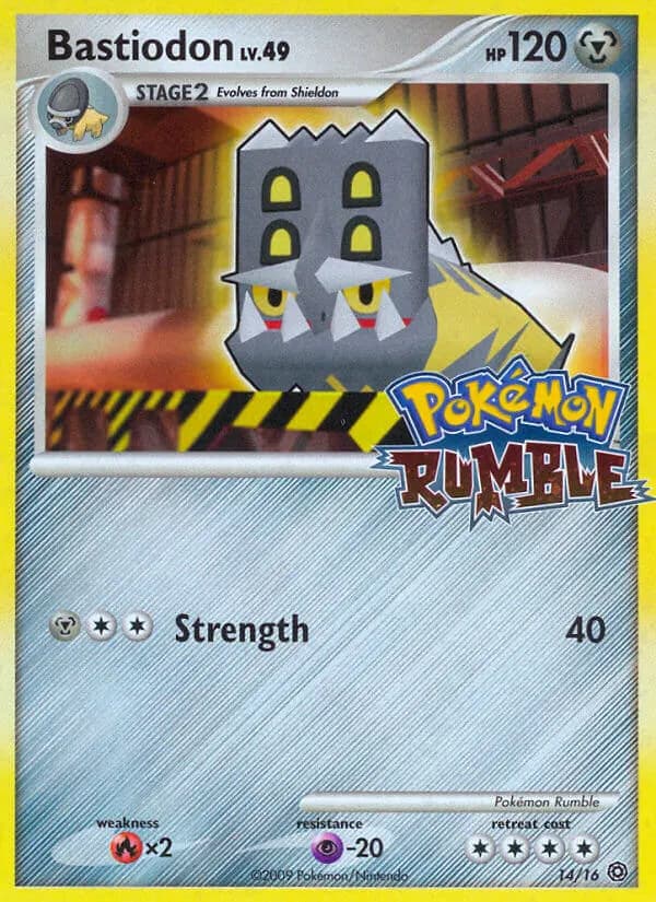 Bastiodon — Pokémon Rumble 14 Pokémon card