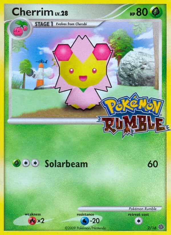 Cherrim — Pokémon Rumble 2 Pokémon card