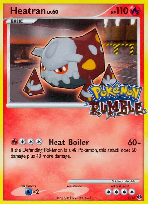 Heatran — Pokémon Rumble 4 Pokémon card