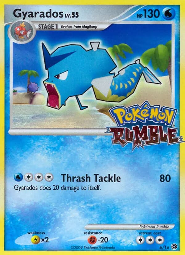 Gyarados — Pokémon Rumble 6 Pokémon card