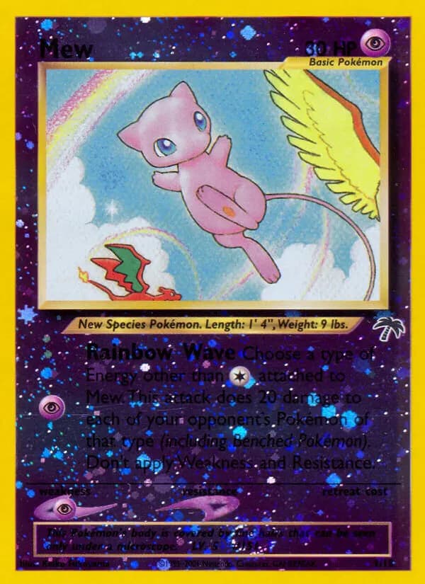 Mew — Southern Islands 1 Pokémon card