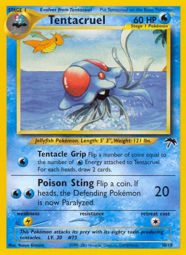 Tentacruel — Southern Islands 10 Pokémon card