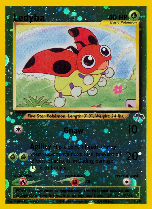 Ledyba — Southern Islands 7 Pokémon card
