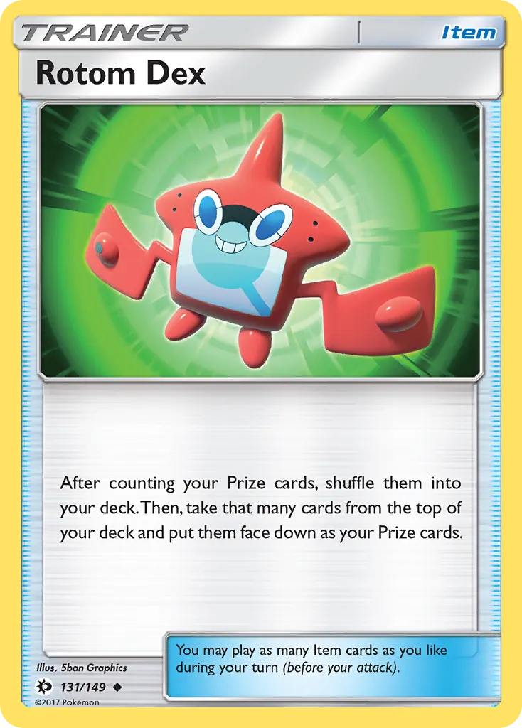 Rotom Dex — Sun & Moon 131 Pokémon card