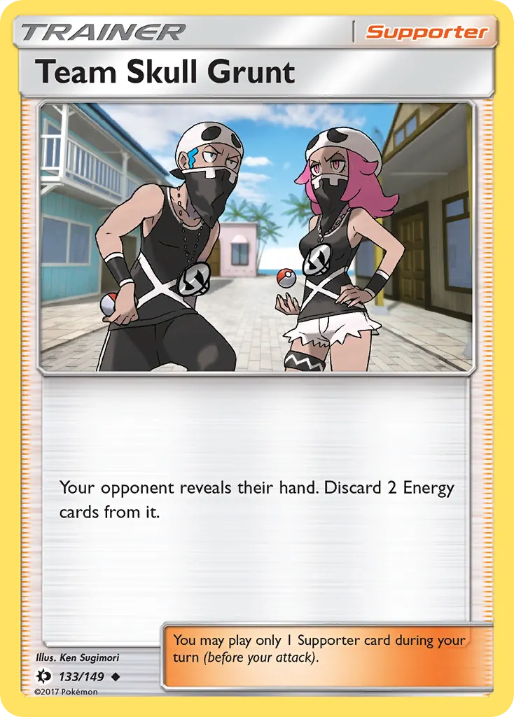Team Skull Grunt — Sun & Moon 133 Pokémon card