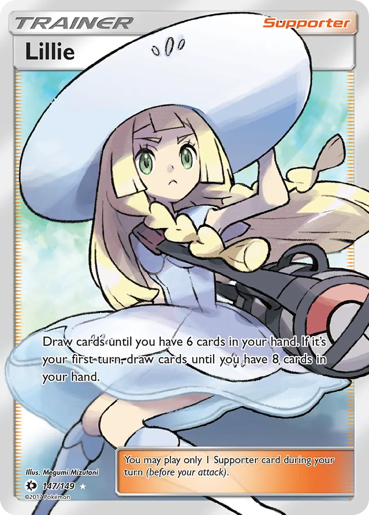 Lillie — Sun & Moon 147 Pokémon card