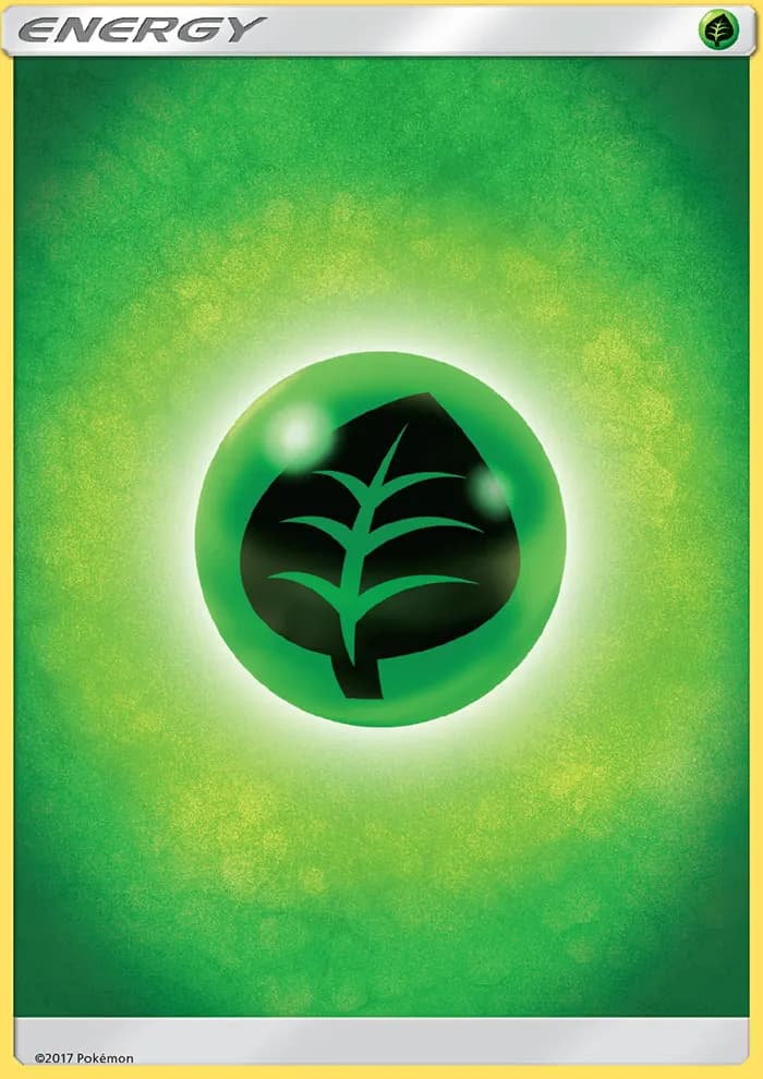 Grass Energy — Sun & Moon 164 Pokémon card