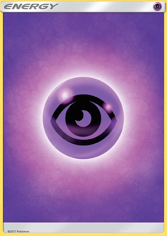 Psychic Energy — Sun & Moon 168 Pokémon card