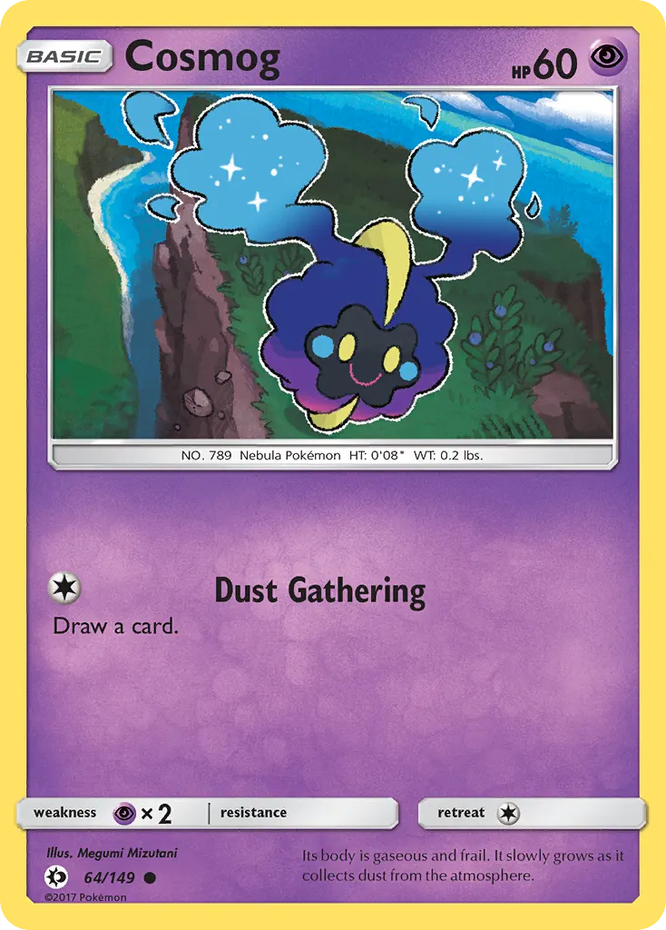Cosmog — Sun & Moon 64 Pokémon card