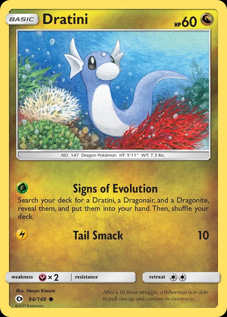 Dratini — Sun & Moon 94 Pokémon card