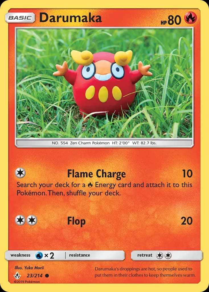 Darumaka — Unbroken Bonds 23 Pokémon card