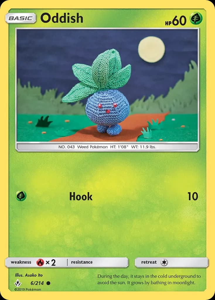 Oddish — Unbroken Bonds 6 Pokémon card