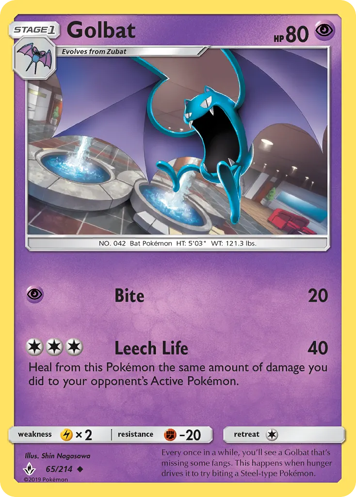 Nosferalto — Alliance Infaillible 65 French Pokémon card