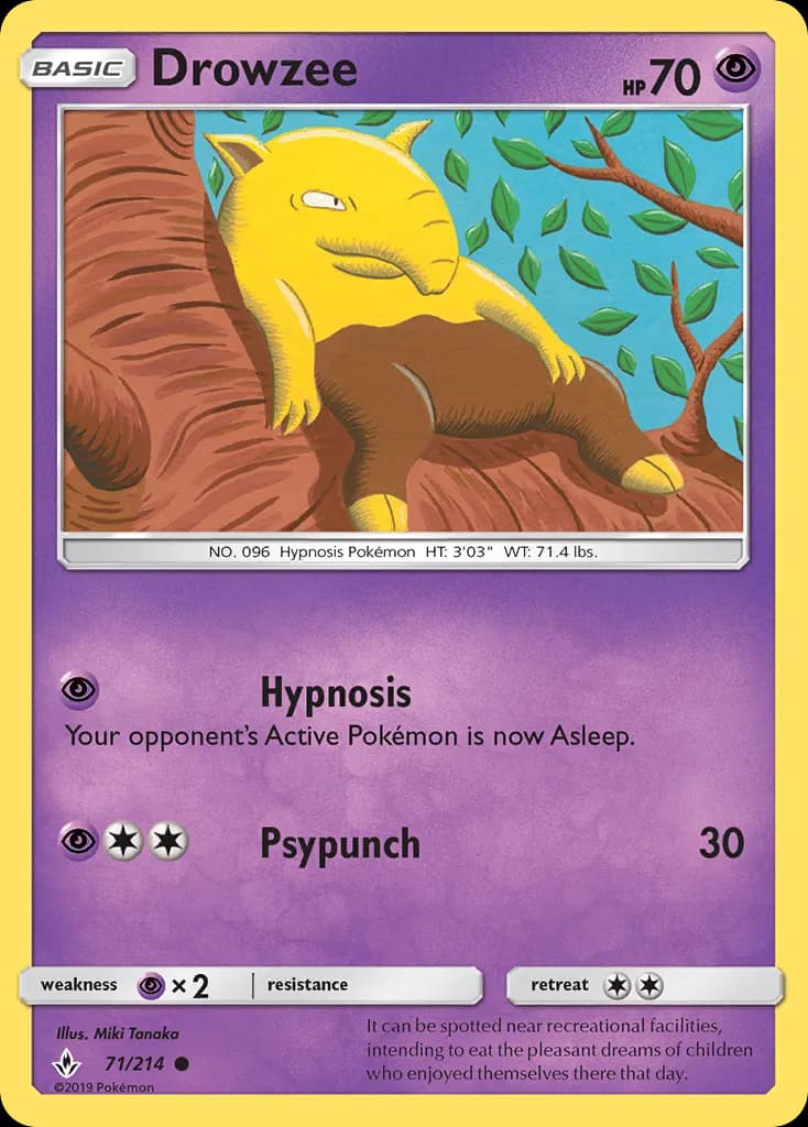 Soporifik — Alliance Infaillible 71 French Pokémon card