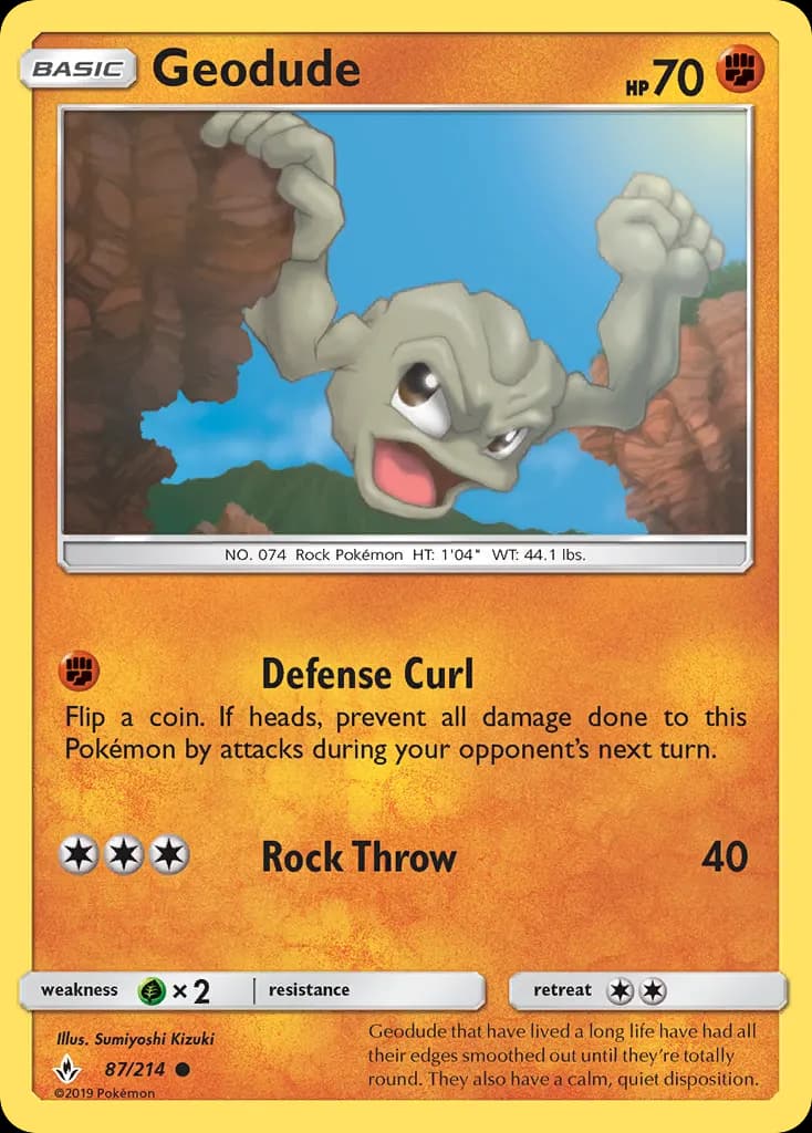 Racaillou — Alliance Infaillible 87 French Pokémon card