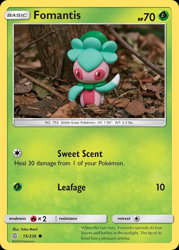 Fomantis — Unified Minds 15 Pokémon card