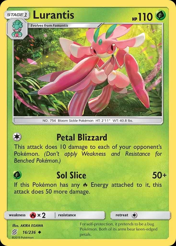Lurantis — Unified Minds 16 Pokémon card