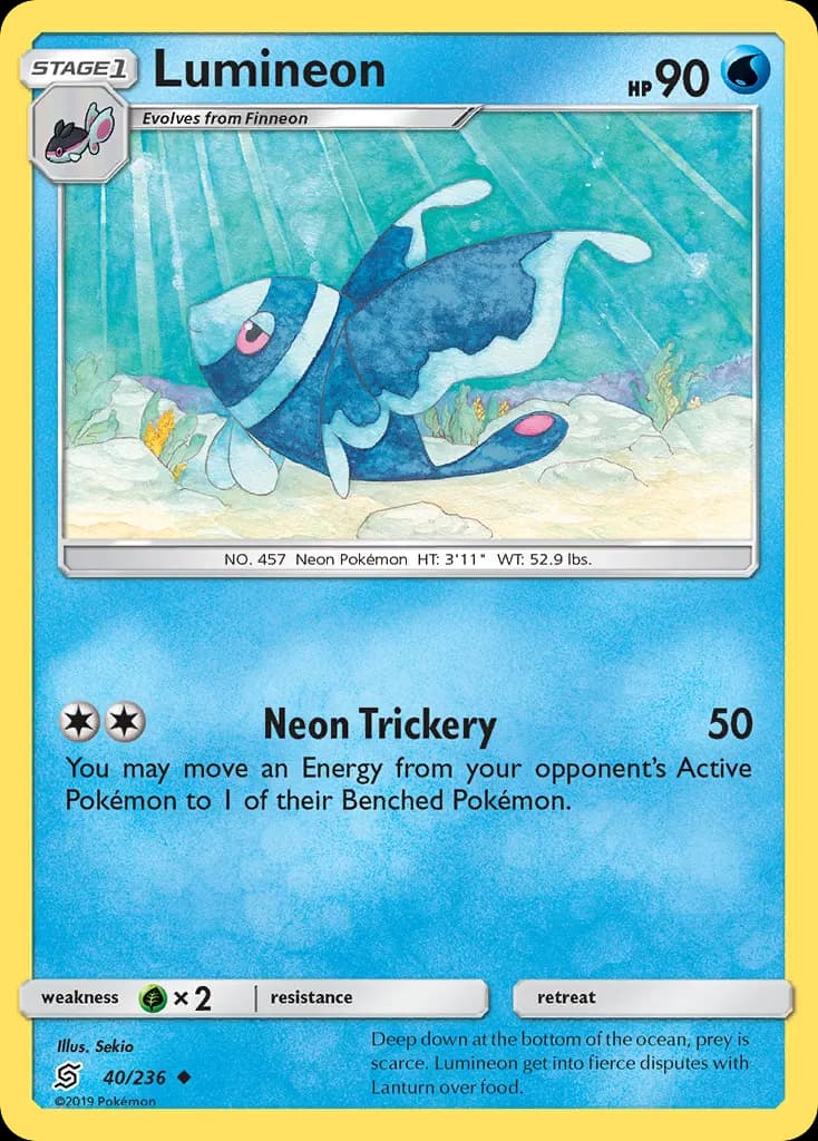 Luminéon — Harmonie des Esprits 40 French Pokémon card