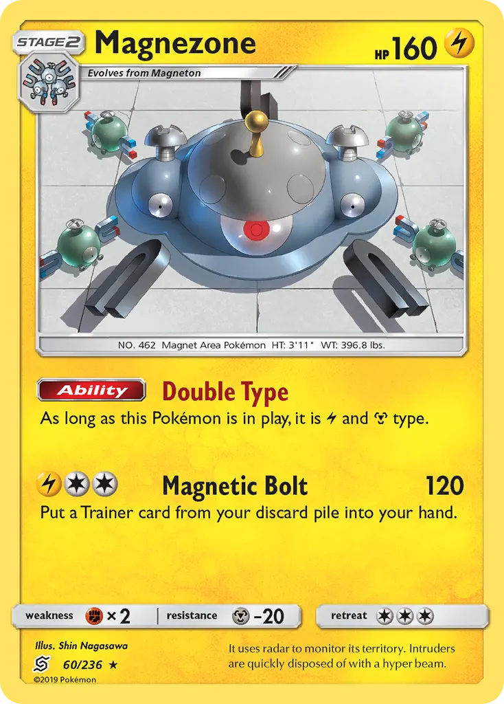 Magnezone — Unified Minds 60 Pokémon card