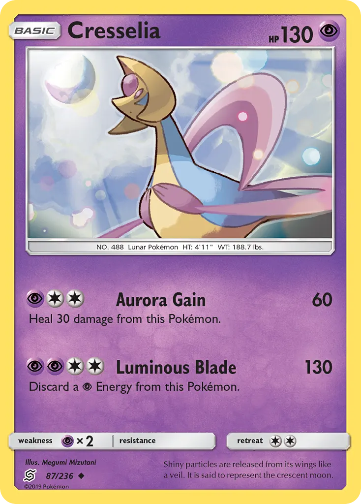 Cresselia — Harmonie des Esprits 87 French Pokémon card