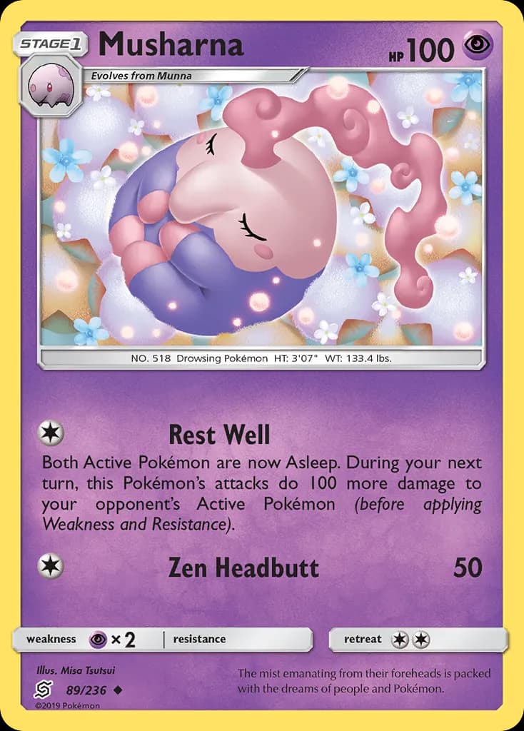 Mushana — Harmonie des Esprits 89 French Pokémon card