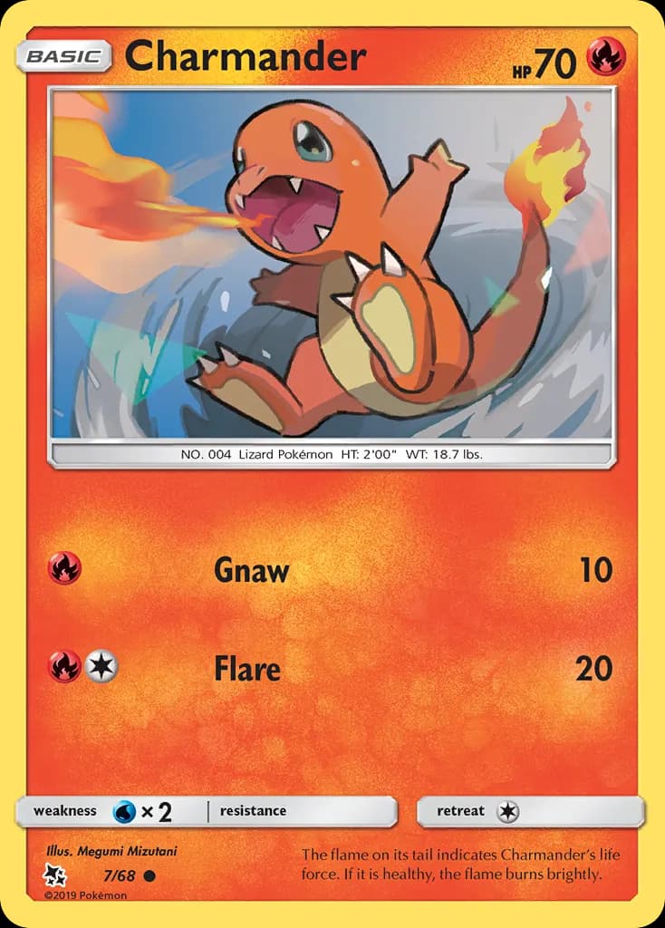 Charmander — Hidden Fates 7 Pokémon card