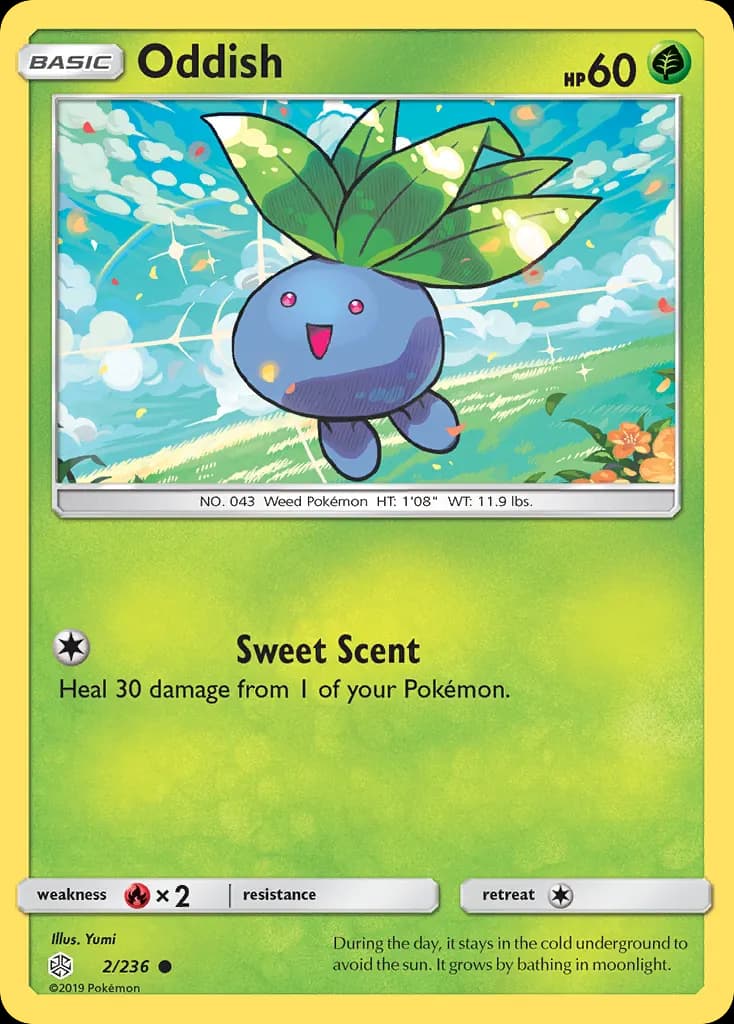 Oddish — Cosmic Eclipse 2 Pokémon card