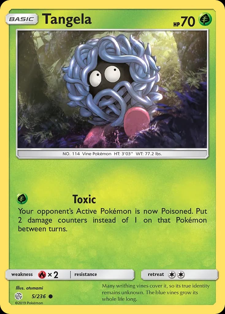 Tangela — Cosmic Eclipse 5 Pokémon card