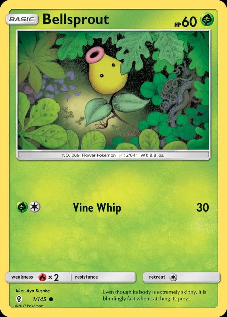 Bellsprout — Guardians Rising 1 Pokémon card
