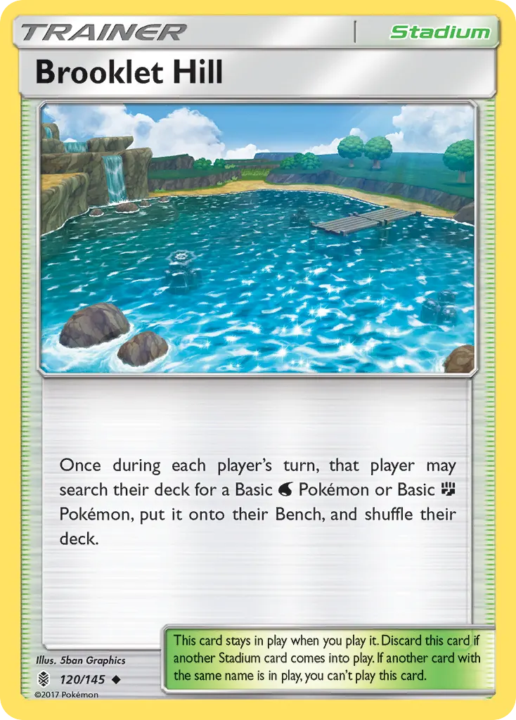 Brooklet Hill — Guardians Rising 120 Pokémon card