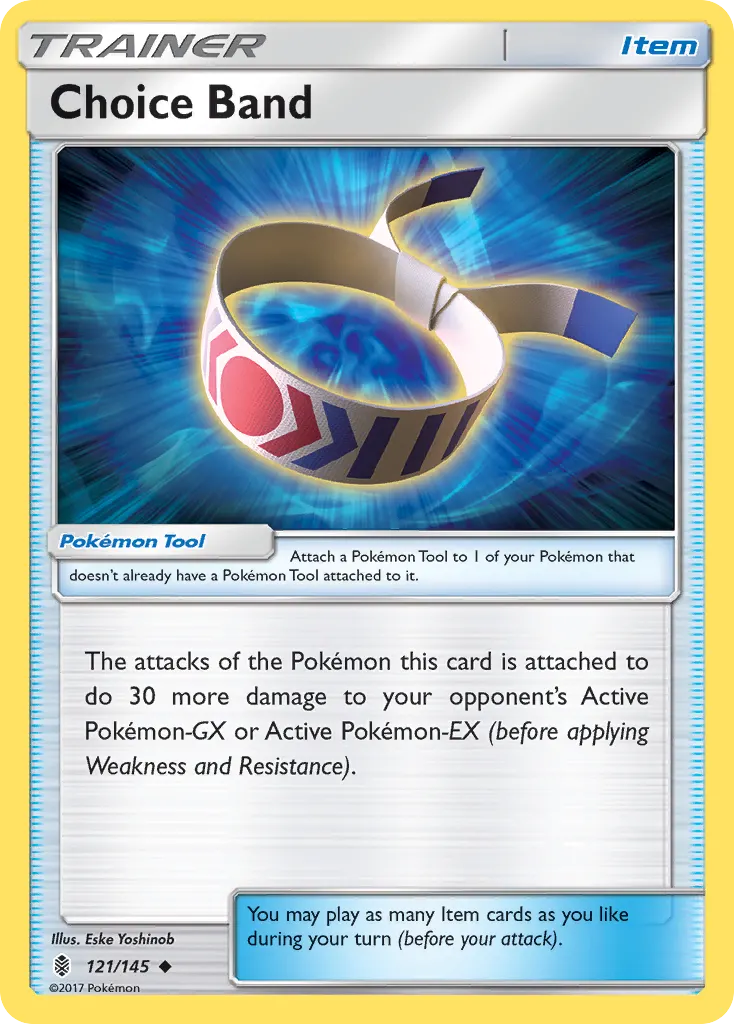 Choice Band — Guardians Rising 121 Pokémon card