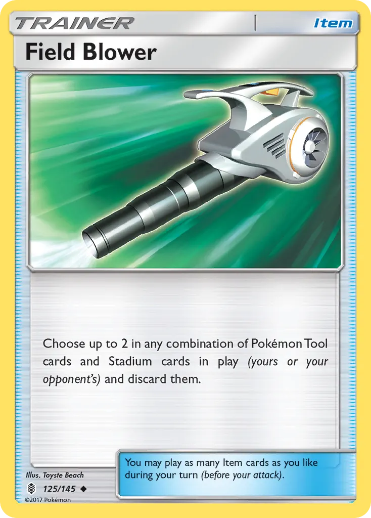 Field Blower — Guardians Rising 125 Pokémon card