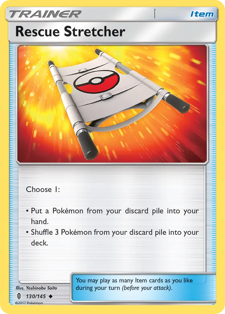 Rescue Stretcher — Guardians Rising 130 Pokémon card