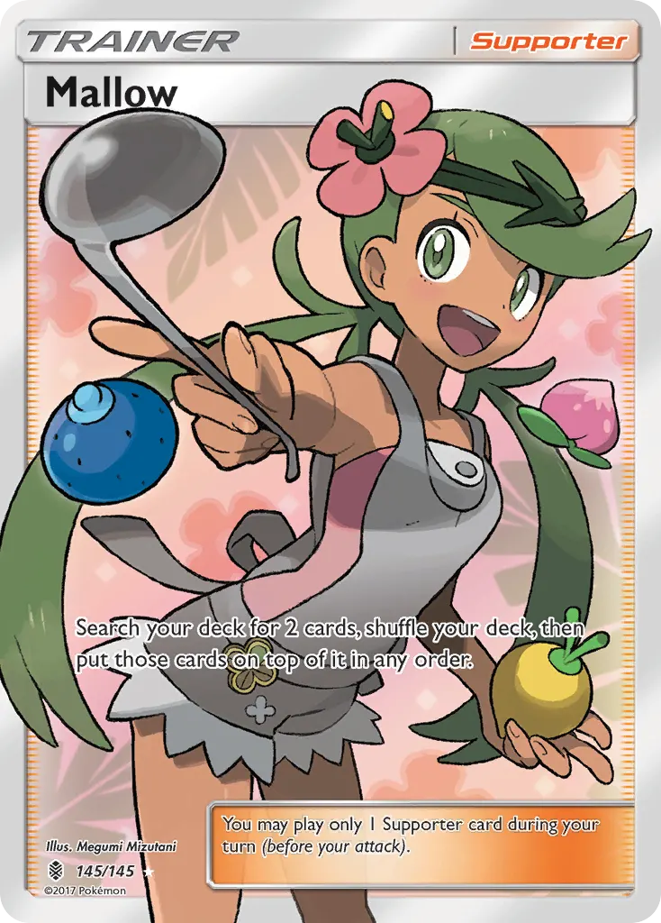 Mallow — Guardians Rising 145 Pokémon card