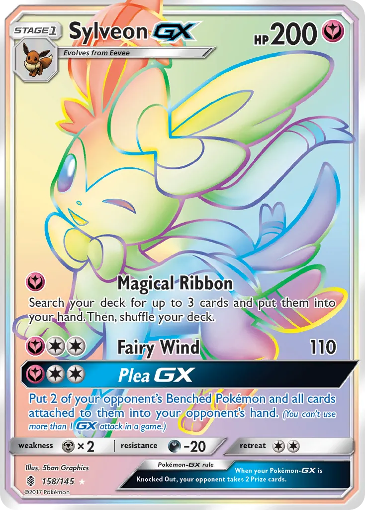 Sylveon-GX — official card artwork (representative)