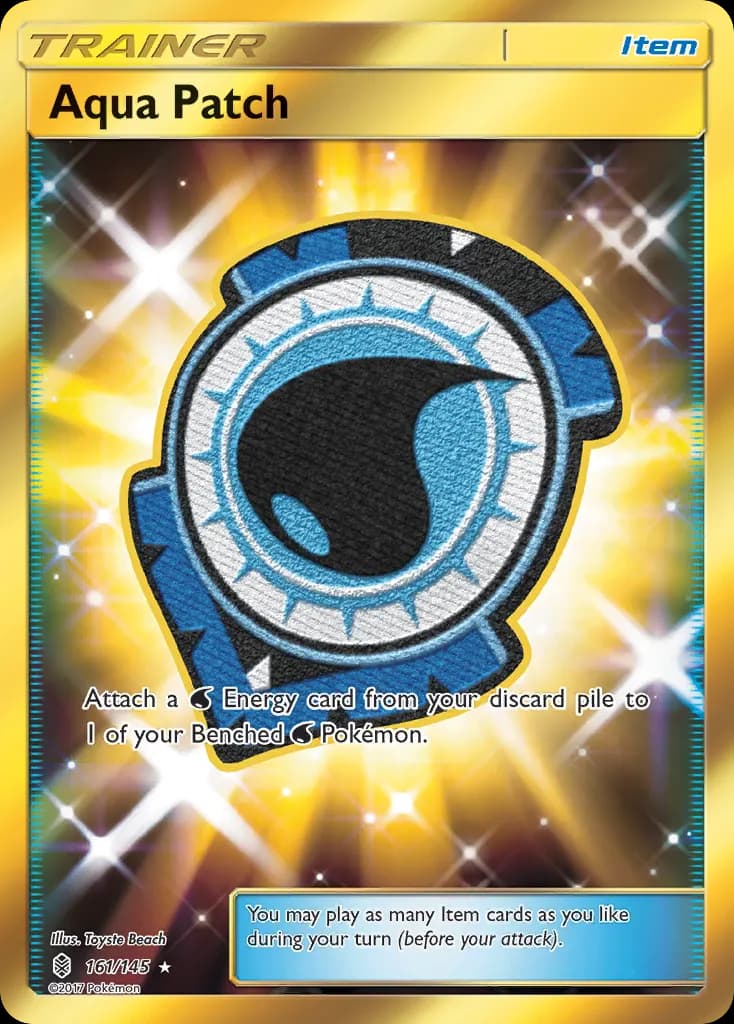 Aqua Patch — Guardians Rising 161 Pokémon card